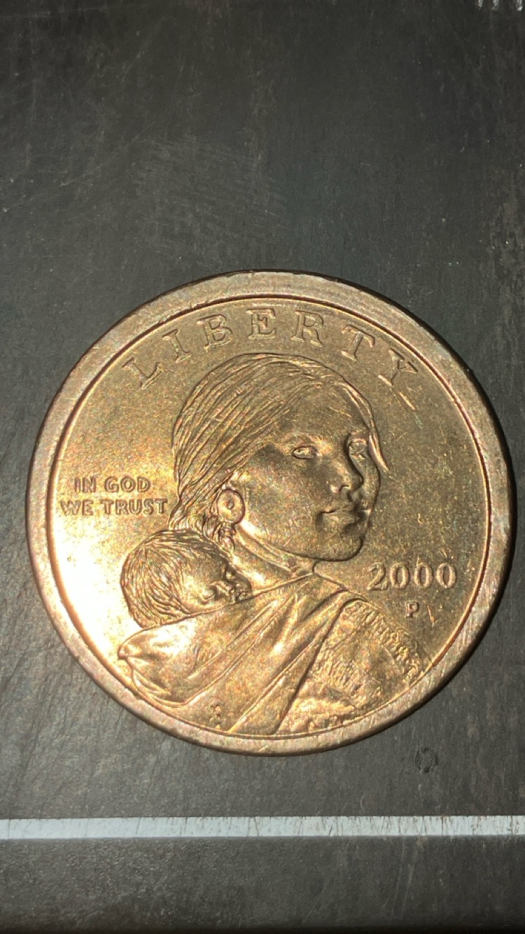 Misaligned-2000-P-Sacagawea-On-Front
